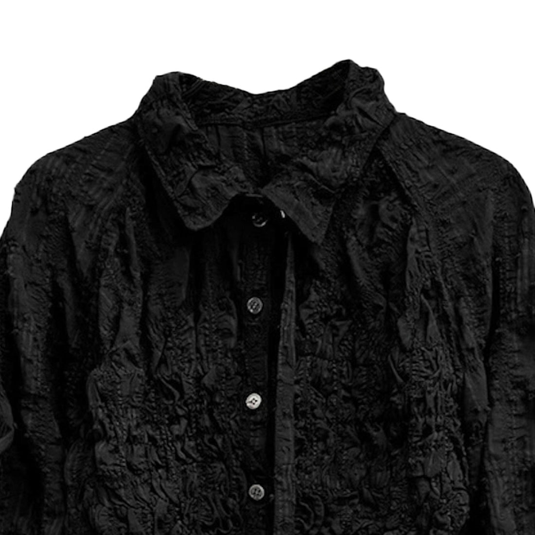 [MAISON SPECIAL]シャーリングシェイプシャツ/BLACK(21261315209)