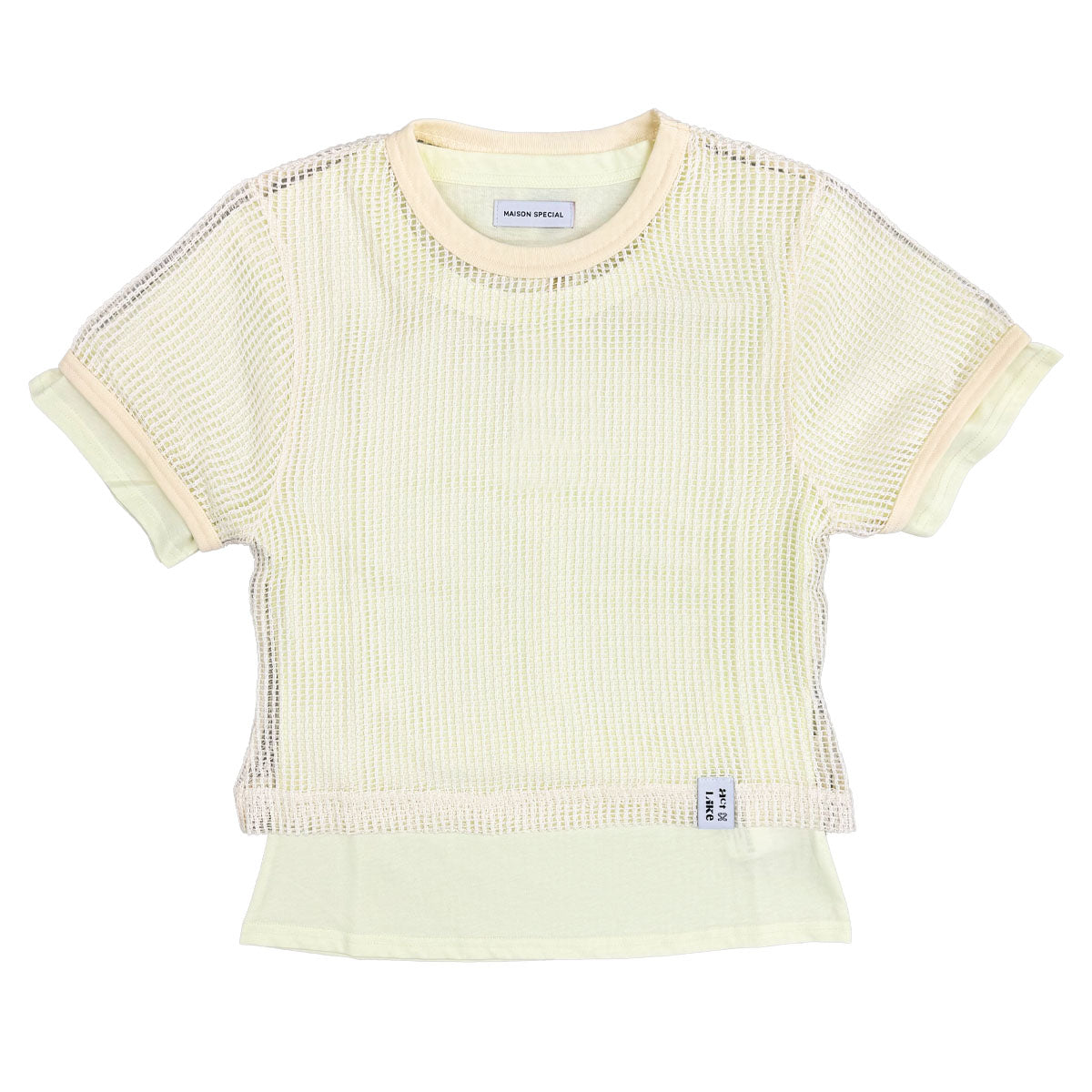 MAISON SPECIAL]メッシュレイヤードTシャツ (21261415311) – R&Co.