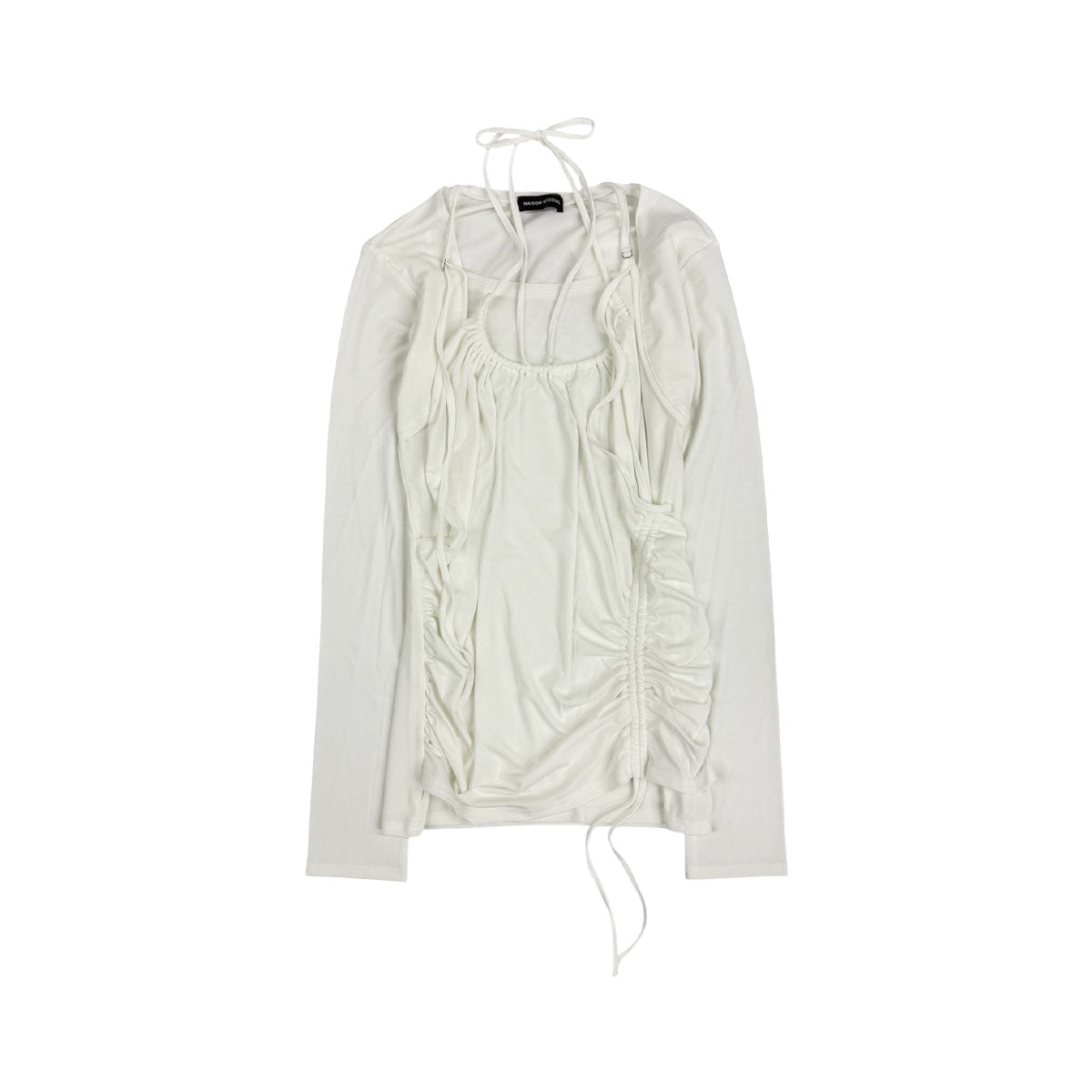 MAISON SPECIAL]ホルターネックレイヤードトップス/WHITE(21261415804
