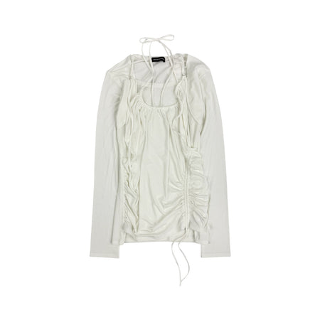 [MAISON SPECIAL]ホルターネックレイヤードトップス/WHITE(21261415804)