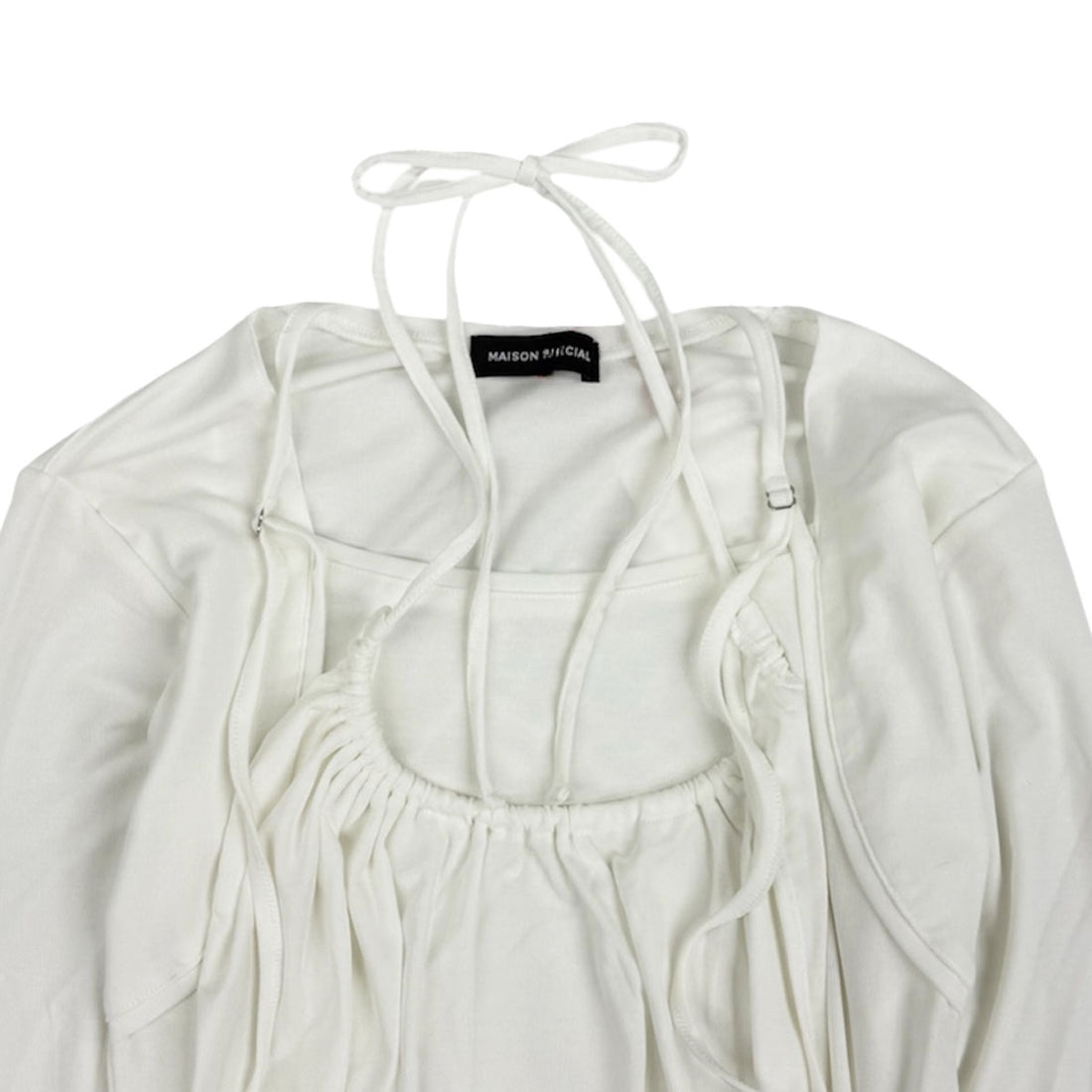 [MAISON SPECIAL]ホルターネックレイヤードトップス/WHITE(21261415804)