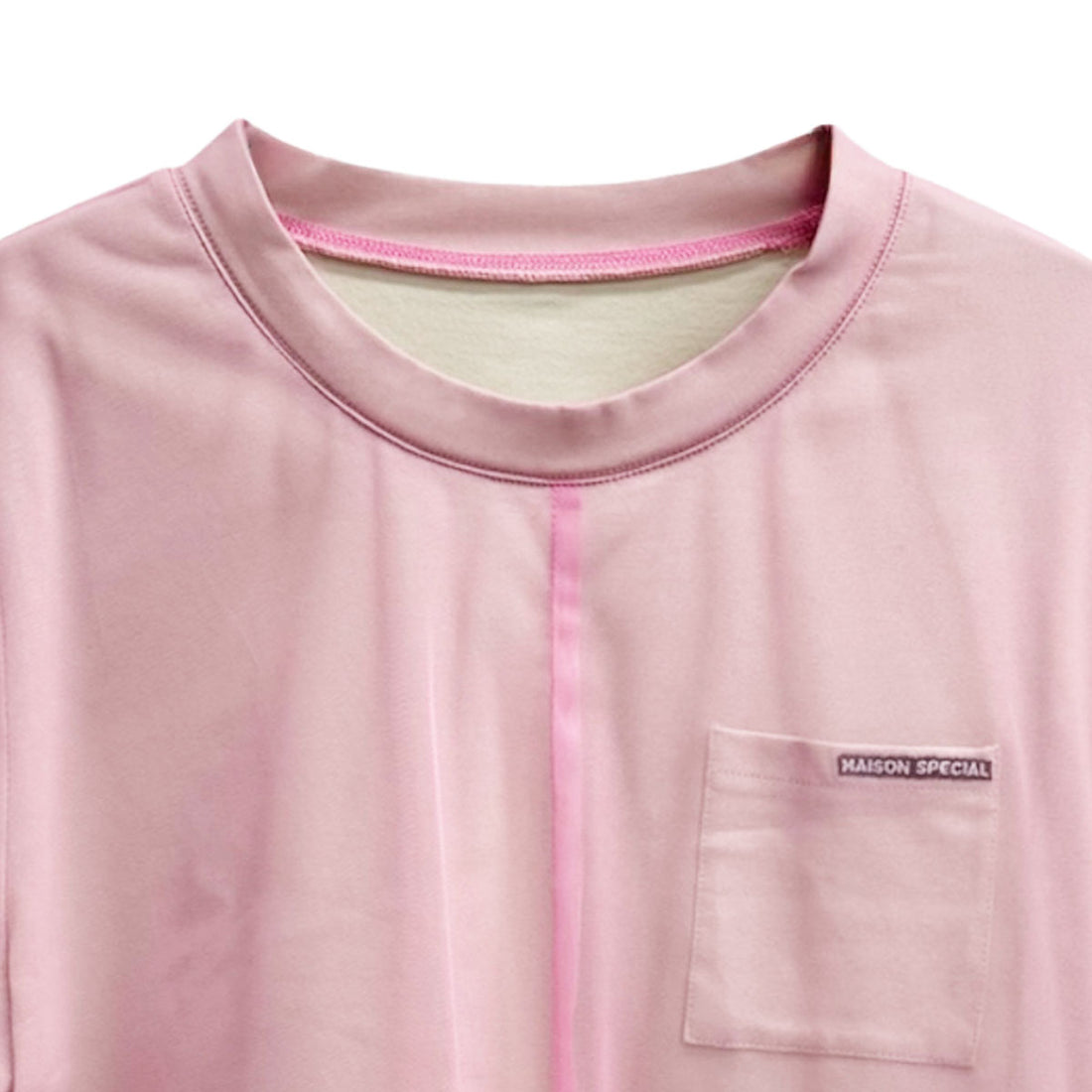 [MAISON SPECIAL]シアーレイヤードTシャツ/PINK(21261416304)