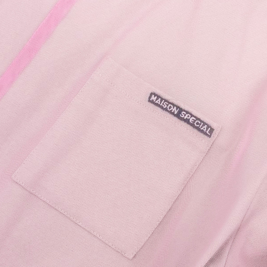 [MAISON SPECIAL]シアーレイヤードTシャツ/PINK(21261416304)