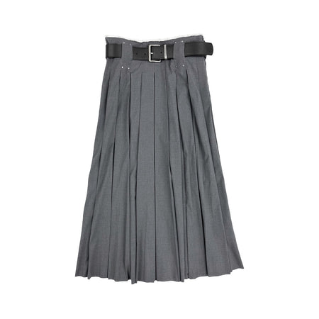 [MAISON SPECIAL]ベルテッドプリーツスカート/GRAY(21261515802)