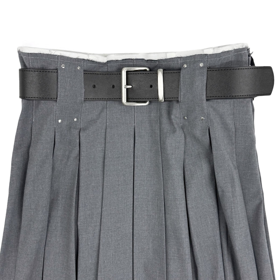 [MAISON SPECIAL]ベルテッドプリーツスカート/GRAY(21261515802)