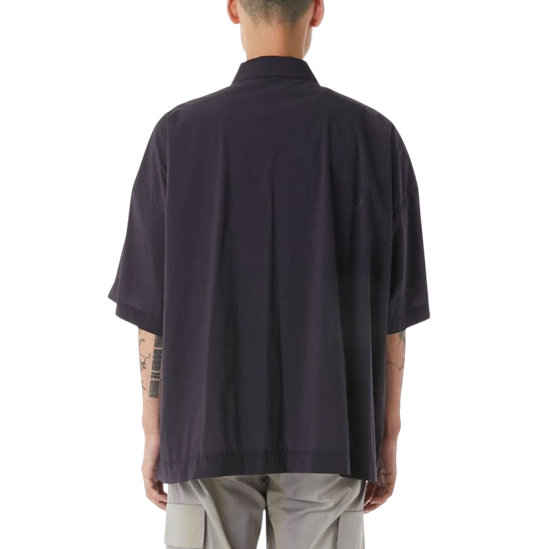 [N.hoolywood]HALF SLEEVE SHIRT/CHARCOAL(2251-SH57-005)