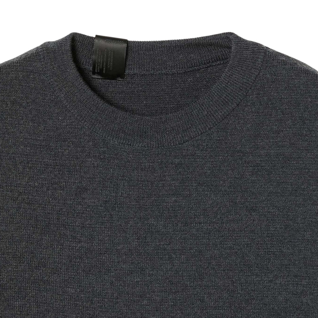 [N.hoolywood]CREWNECK KNIT/CHACOAL(2252-KT05-042)