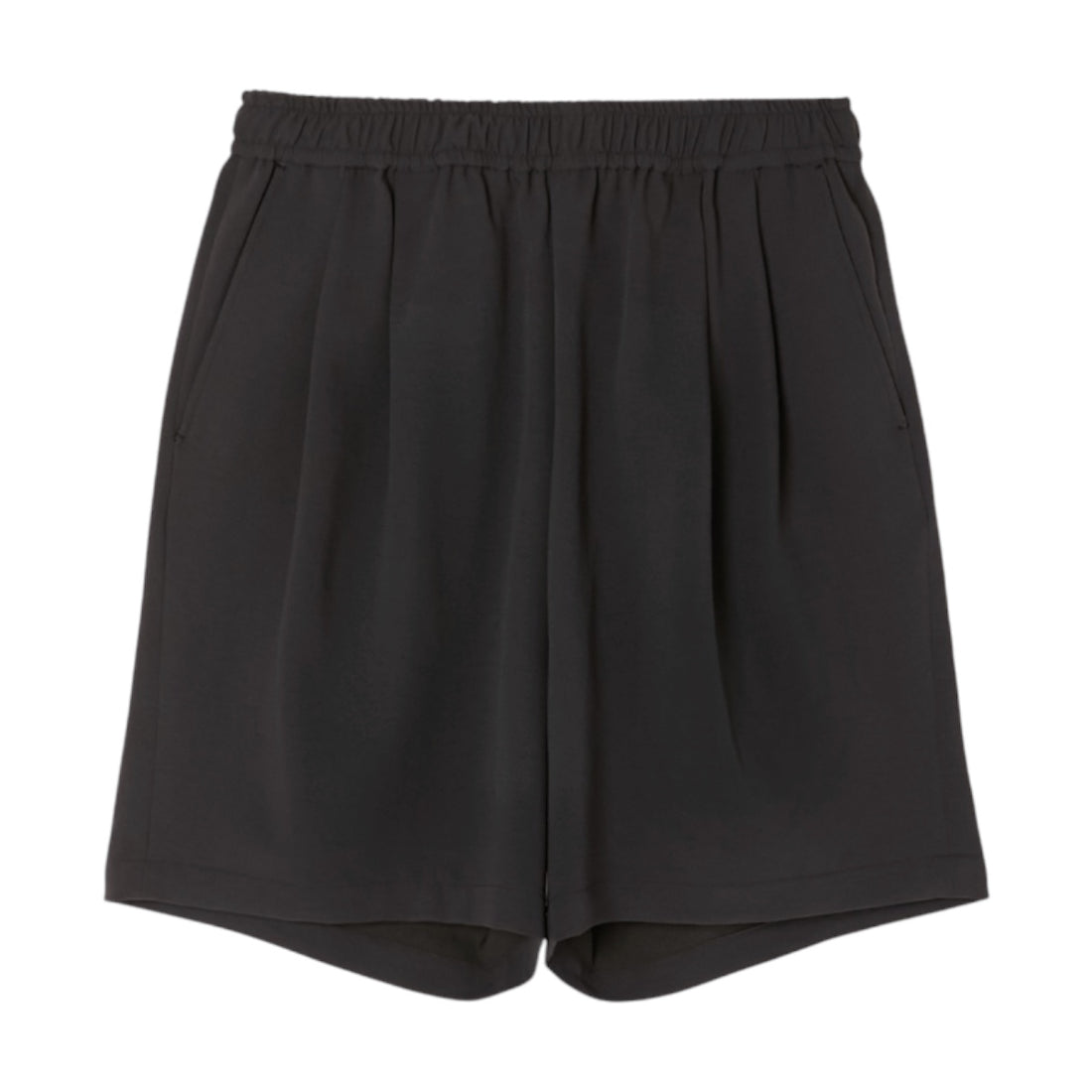 [N.hoolywood]2TUCK EASY HALF PANTS/CHARCOAL(2261-CP50-010)