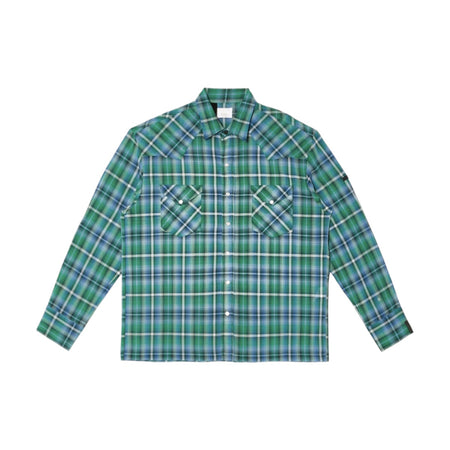 [N.hoolywood]N.HOOLYWOOD COMPILE × BIG MAC WESTERN SHIRT/GREEN(2261-SH61-014)