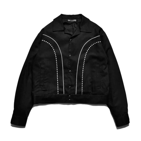 [MINEDENIM]MINEDENIM R.Embroidery Western JKT/BLACK(2403-8001)