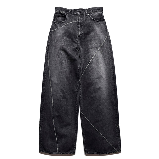 MINEDENIM S. Slim STR 5ポケット USD ブラックデニム（MINEDENIM  