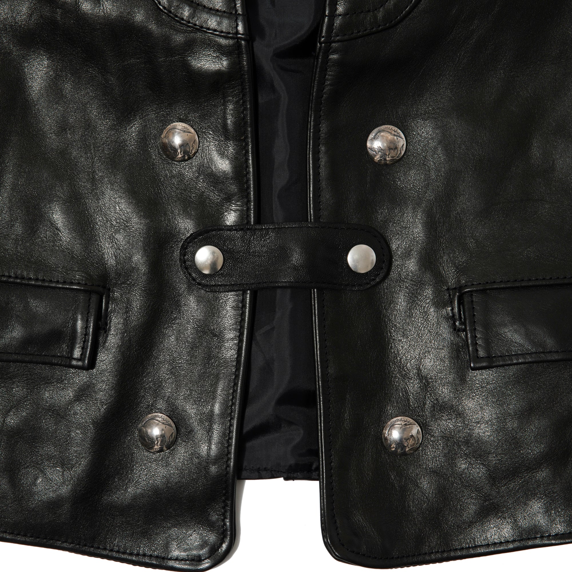 MASSES]HORSE LEATHER VEST VINTAGE – R&Co.