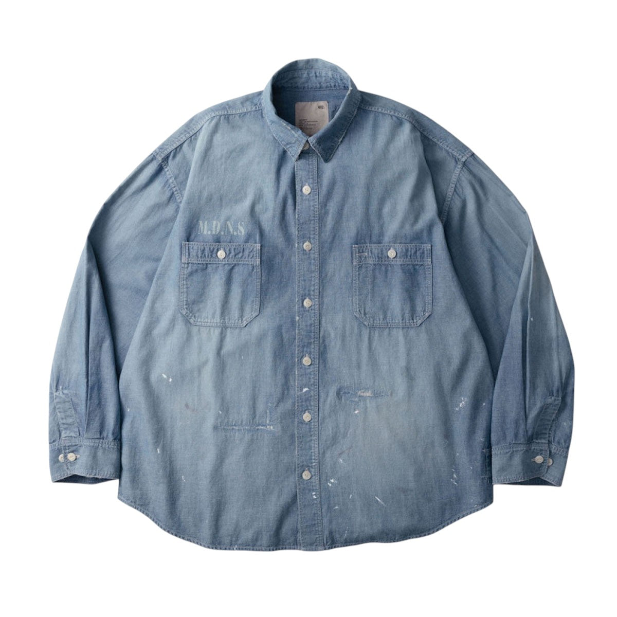 AGING CHAMBRAY SHIRT(INDIGO) サイズ2