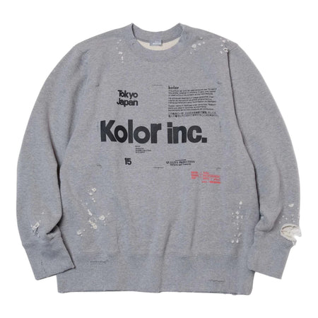 [kolor BEACON]TOPS/GRAY(25WBM-T06234-02)
