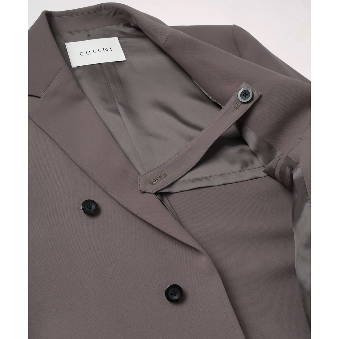[CULLNI] Dry Double Cloth Slant Belt Tailored Jacket (26-SS-011B)