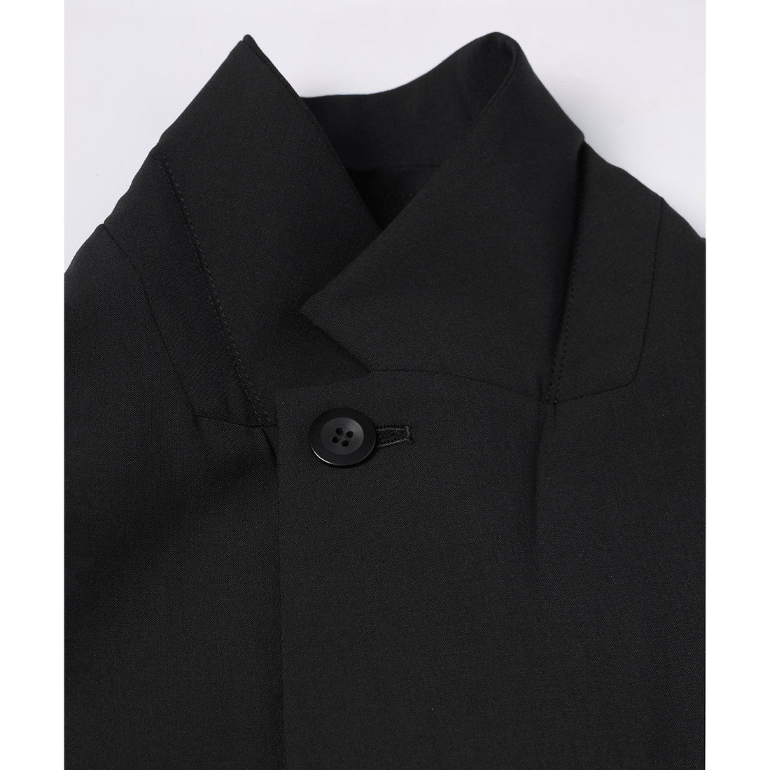 [CULLNI] Wool Dry Stretch Cloth Button-Tab Pocket Tailored Jacket (26-SS-012)