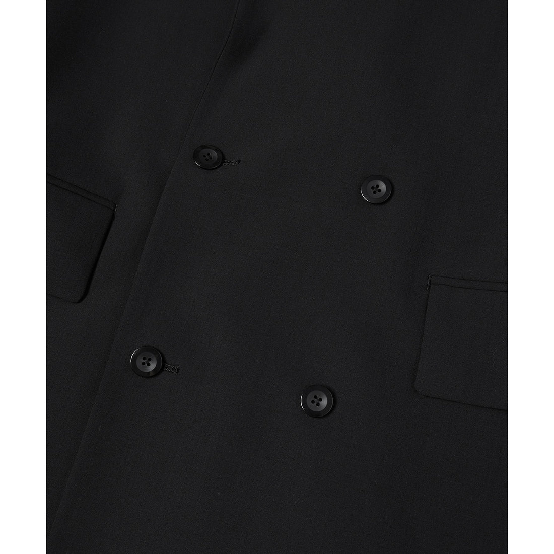 [CULLNI] Wool Dry Stretch Cloth Button-Tab Pocket Tailored Jacket (26-SS-012)