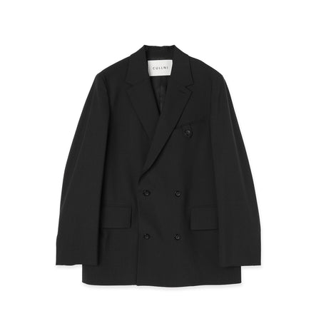 [CULLNI] Wool Dry Stretch Cloth Button-Tab Pocket Tailored Jacket (26-SS-012)