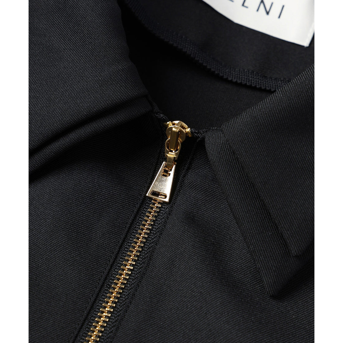 [CULLNI] Dry Gabardine Layered collar Half Zip Shirt (26-SS-021)