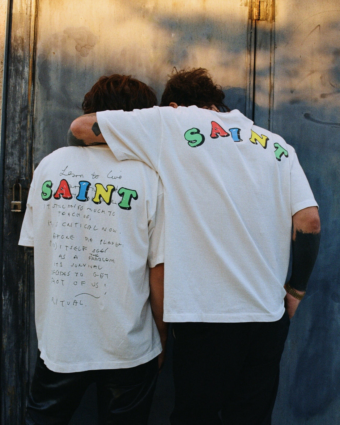 [SAINT Mxxxxxx]JR_SS T-SHIRT/MASK/WHITE(SM-MK8-0000-C02)