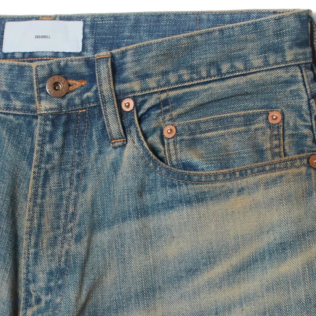 [SUGARHILL]FADED MODERN DENIM PANTS WIDE CUT(26330412)