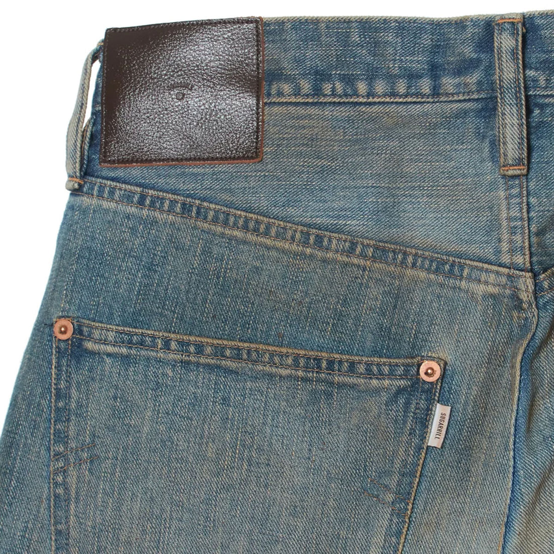 [SUGARHILL]FADED MODERN DENIM PANTS WIDE CUT(26330412)