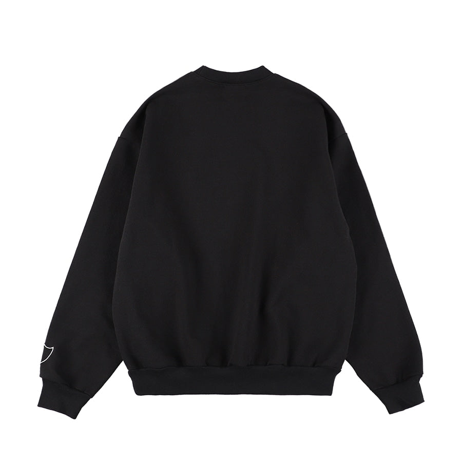 STANDARD CALIFORNIA]HTC Sweat Shirt #Laap Flower Stone Crew/GBLACK