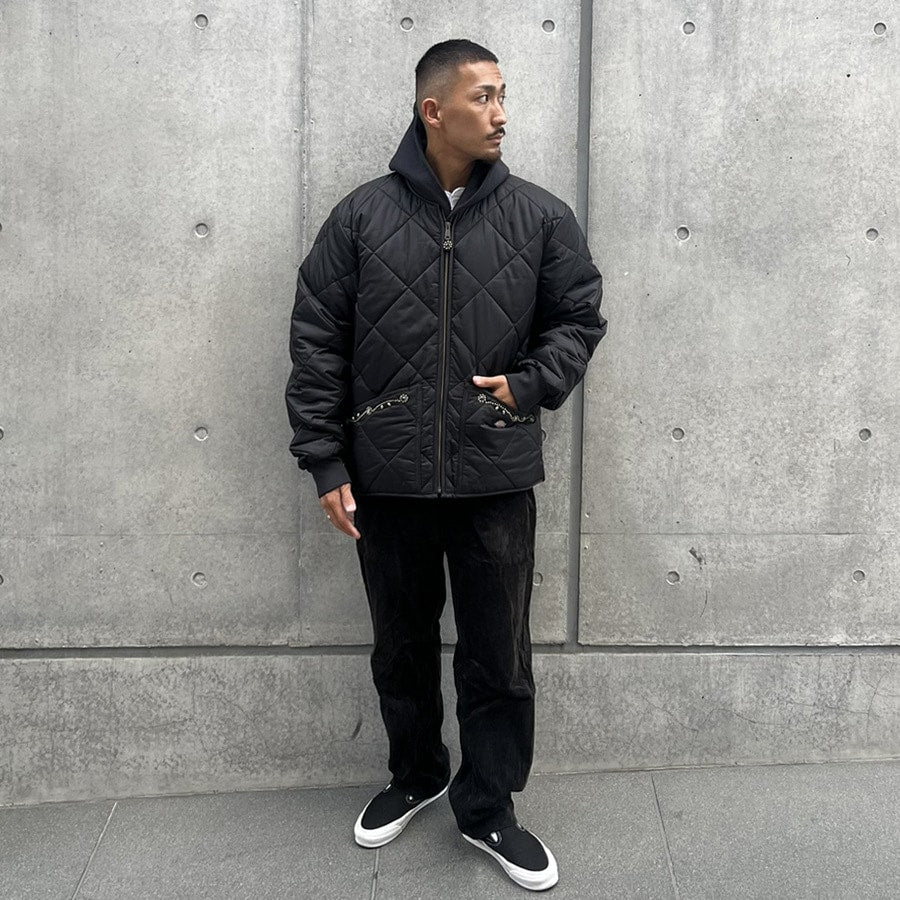 [STANDARD CALIFORNIA]HTC Dickies Diamond Quilt Jacket #SN-32 Stone/BLACK(OUZAA680)