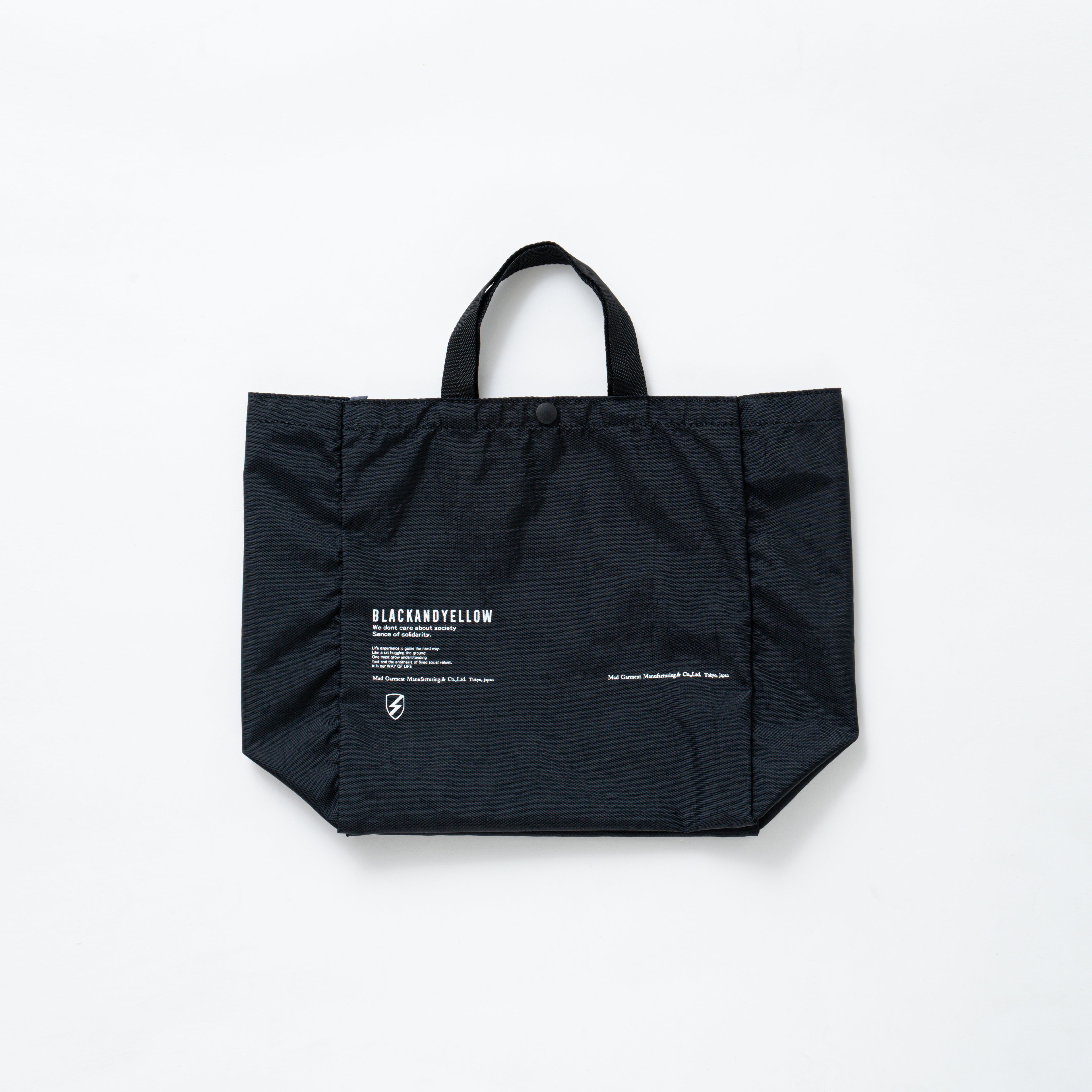RATS ブラックミニトートバッグ RATS]NYLON MINI TOTE BAG/BLACK – R&Co.