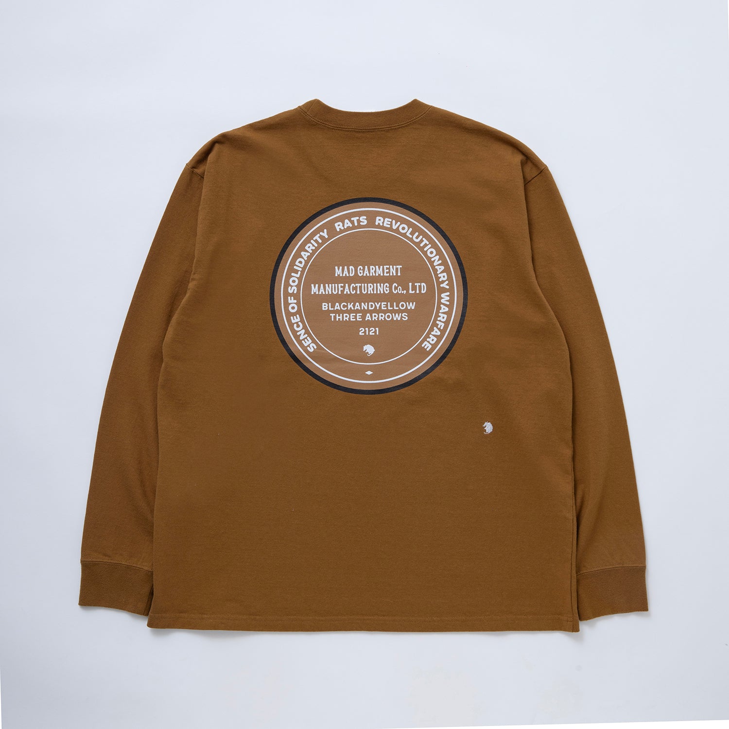 RATS]CIRCLE MGM LS TEE/BROWN – R&Co.