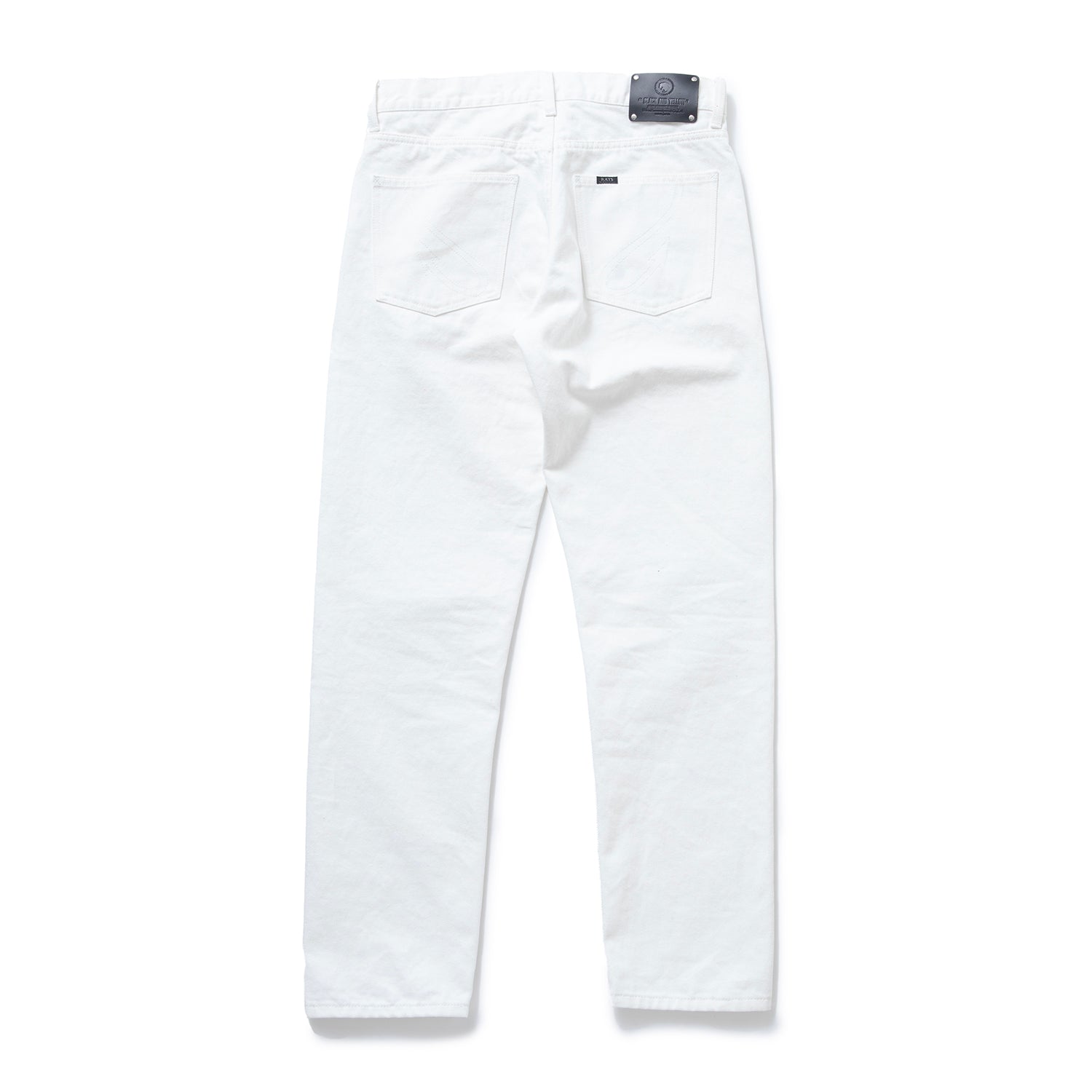 RATS]DENIM PANTS SLIM/WHITE – R&Co.
