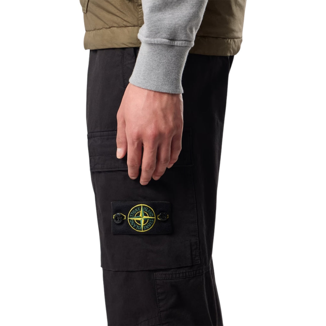 [STONE ISLAND]STRETCH COTTON-WOOL SATIN(31000-33-S0014)
