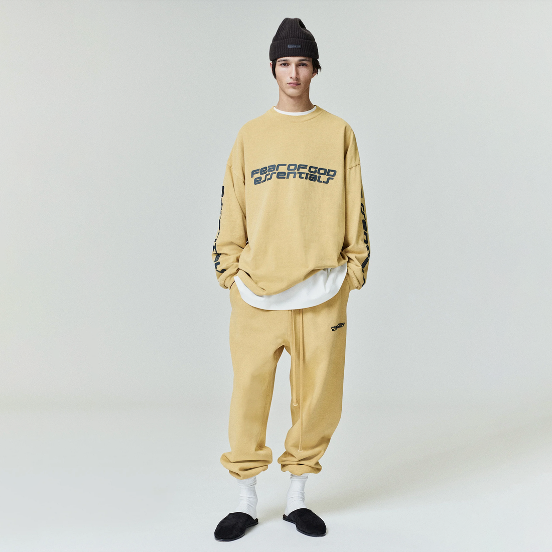 [ESSENTIALS]Heavy Fleece Classic Sweatpant/Canyon(130HO258392F)