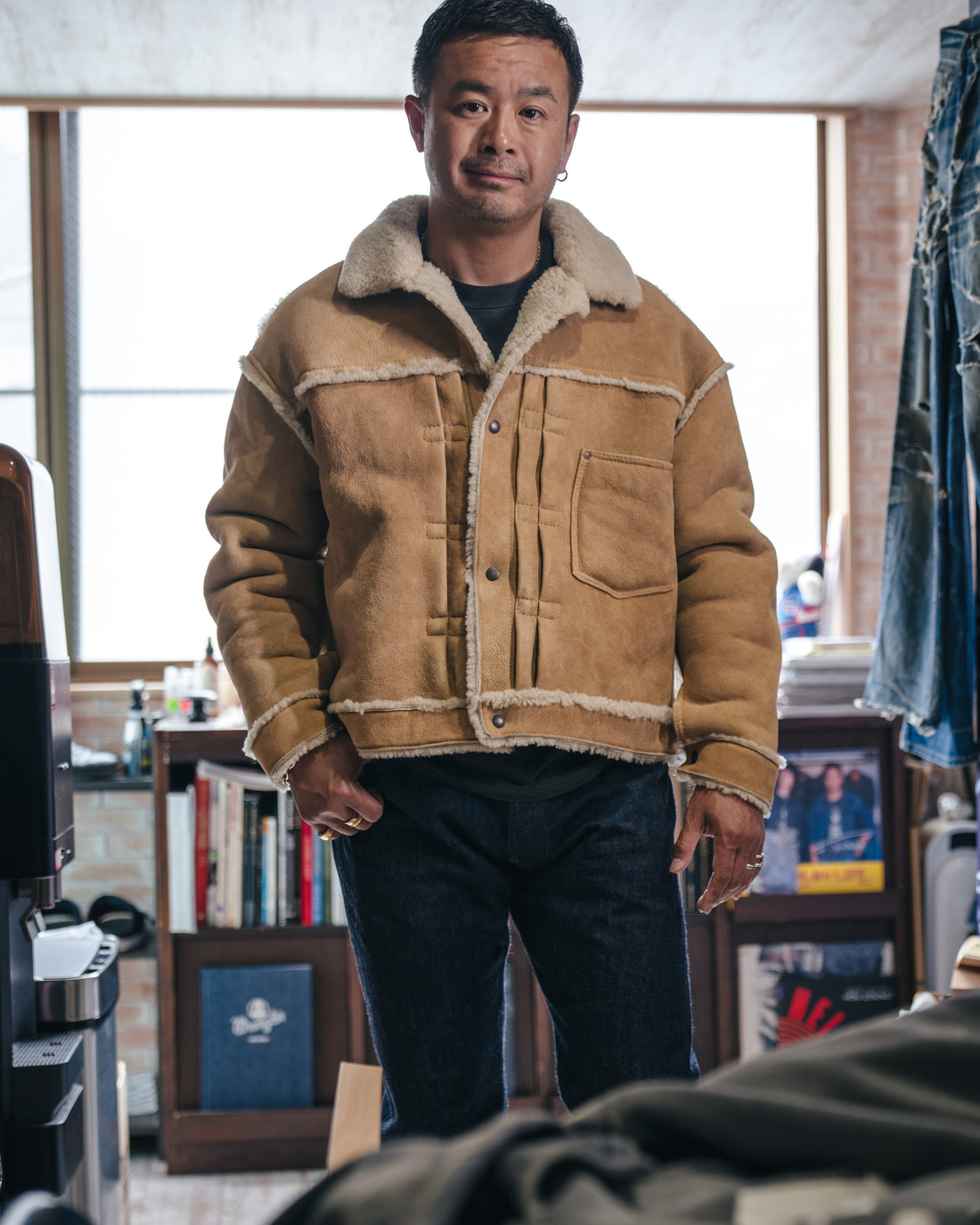 [SAINT Mxxxxxx]BB_MOUTON JACKET (SM-HR1-0000-C59)