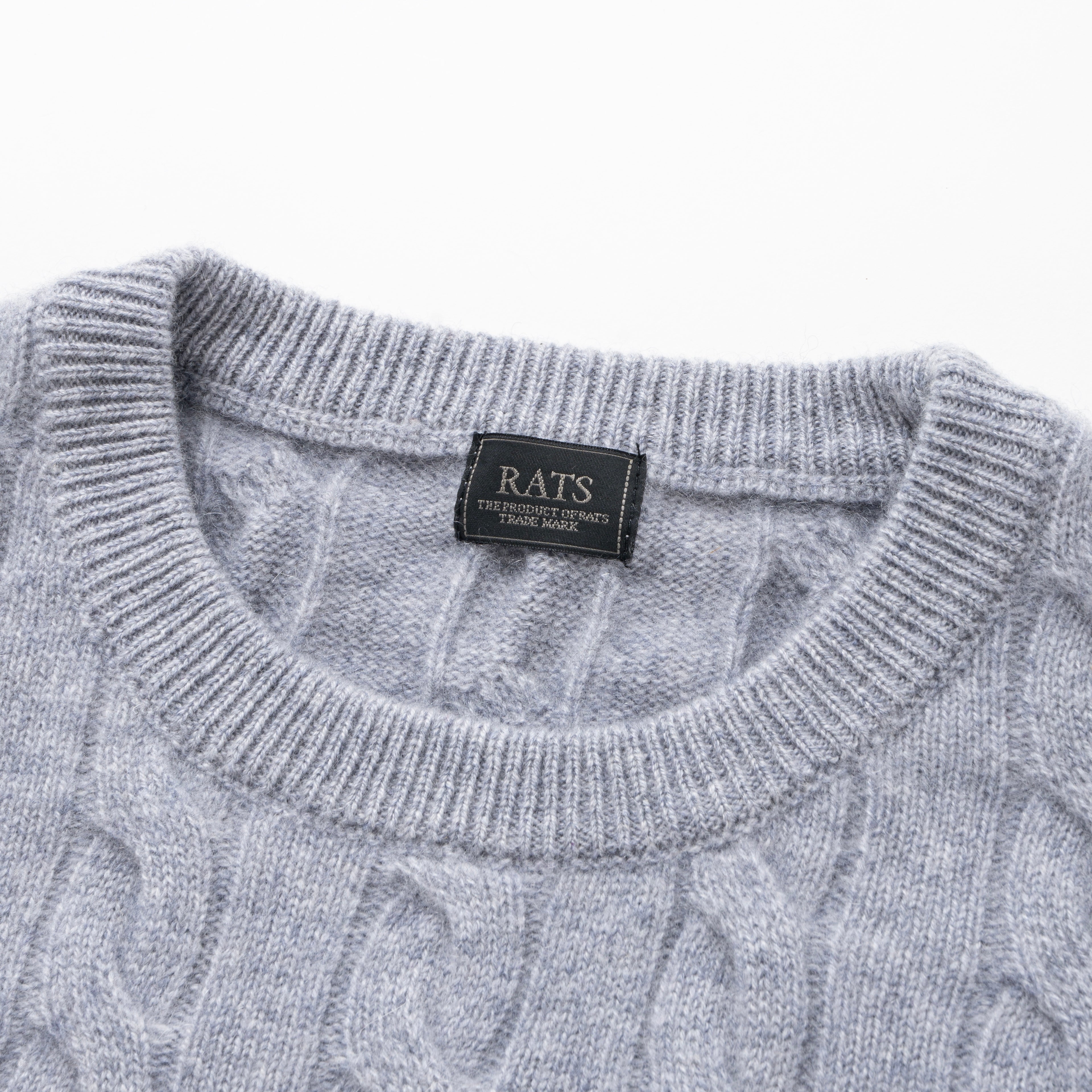 RATS CASHMERE CABLE KNIT 新品 L