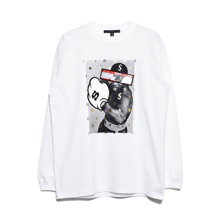 [STUD MUFFIN]MIKE L/S/WHITE(414-02664)