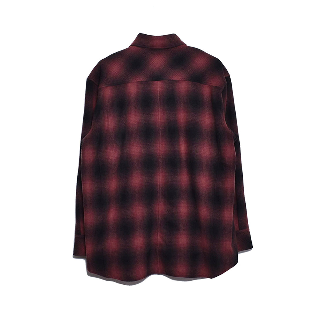 [wjk]check oversize CPO shirt/RED(4882wo01c)