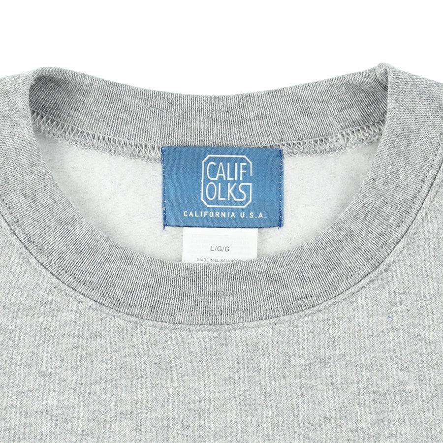 [STANDARD CALIFORNIA]CALIFOLKS Crew Neck Sweat Los Angeles/GRAY(SWCCA128)