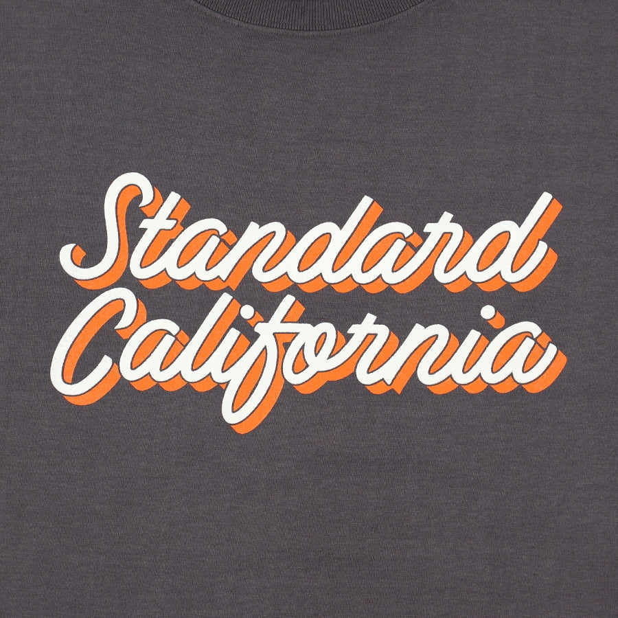 [STANDARD CALIFORNIA]SD Heavyweight Modern Twist Signs Logo Long Sleeve T/CHARCOAL(TSOLD110)