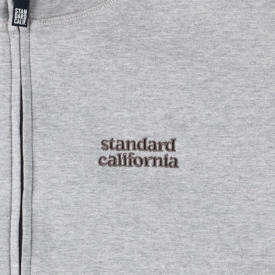 [STANDARD CALIFORNIA]SD Tech Warm Zip Hood Sweat/GRAY(SWOZB200)