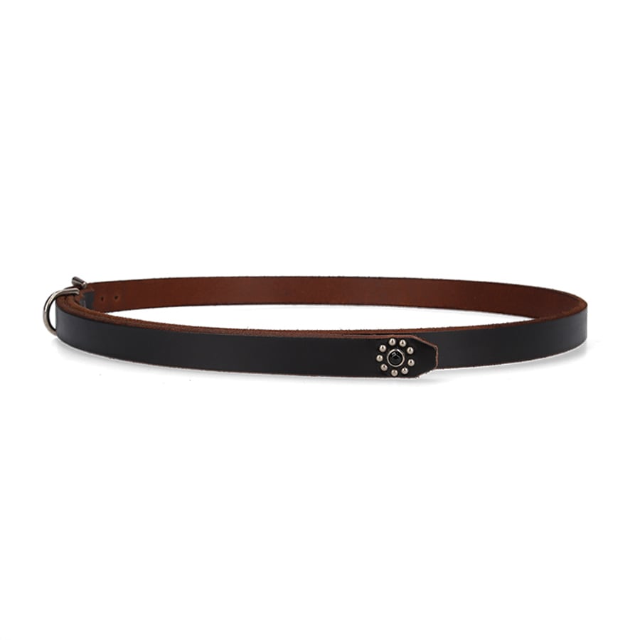 STANDARD CALIFORNIA]HTC Belt #25th 1Point End Flower Stone 0.75