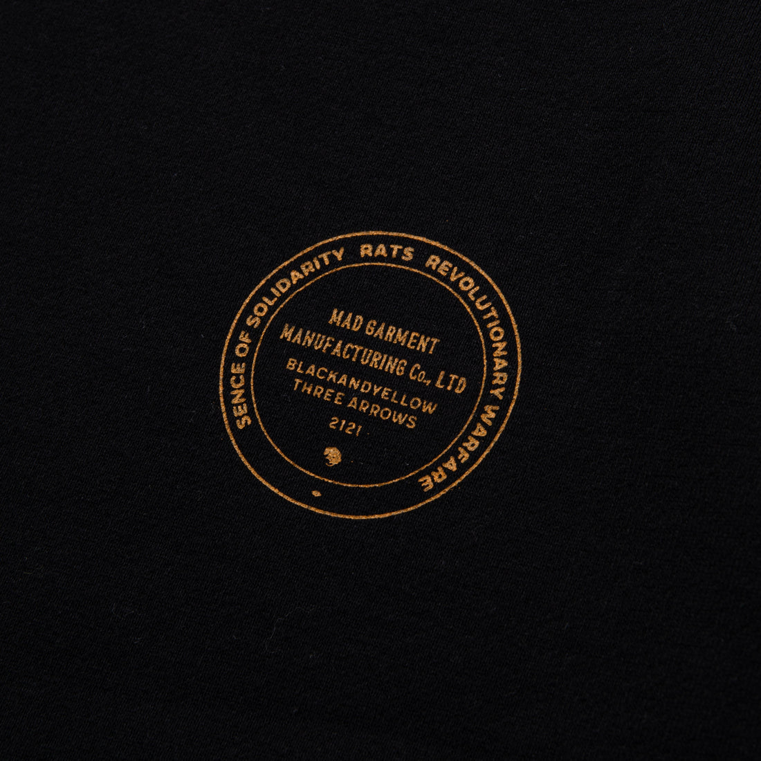 [RATS]CUT OFF SWEAT/BLACK