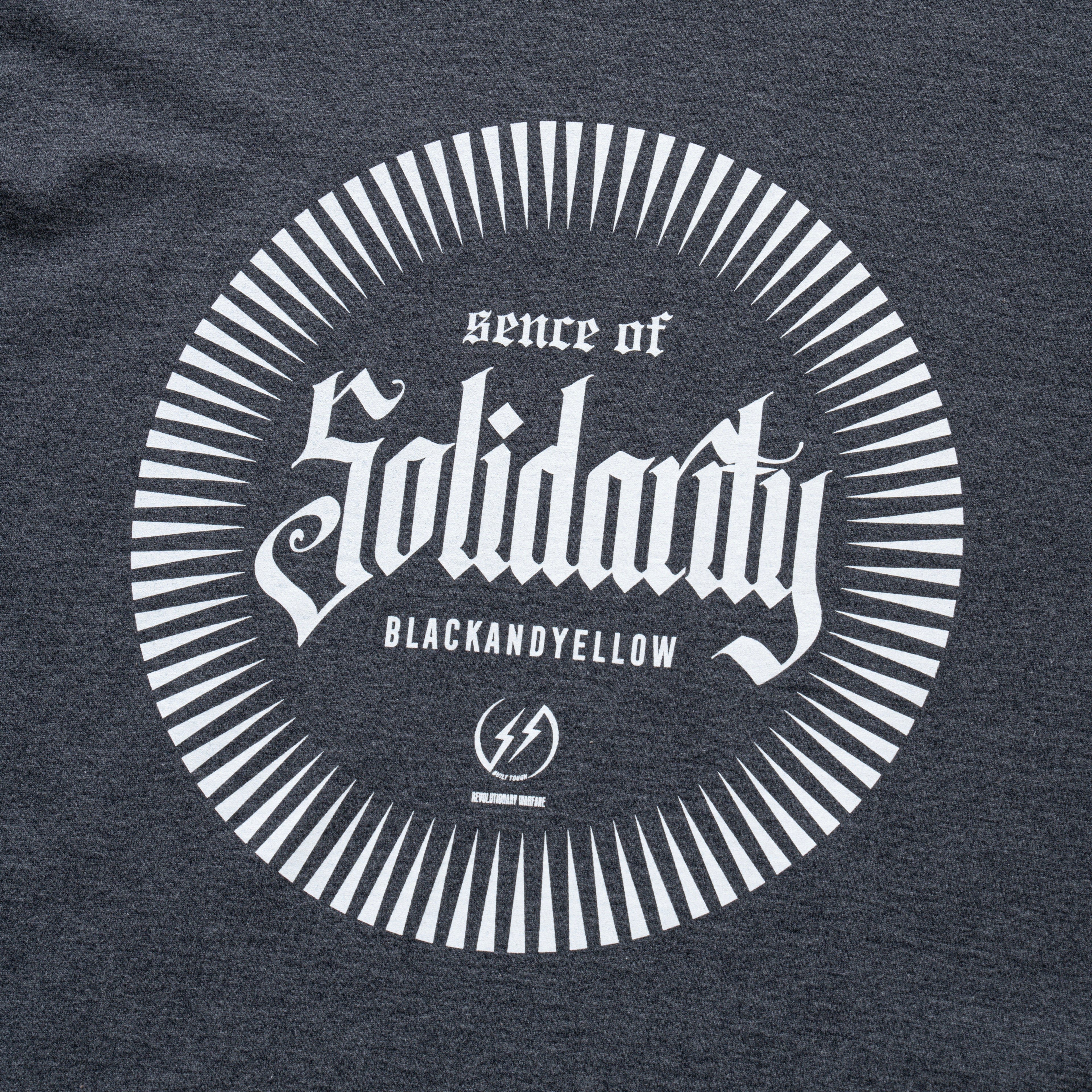 RATS]SOLIDARITY TEE/CHARCOAL – R&Co.