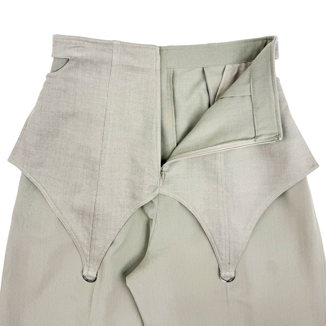 [UN3D] CORSET DETAIL WIDE PT/BEIGE(522520700401)