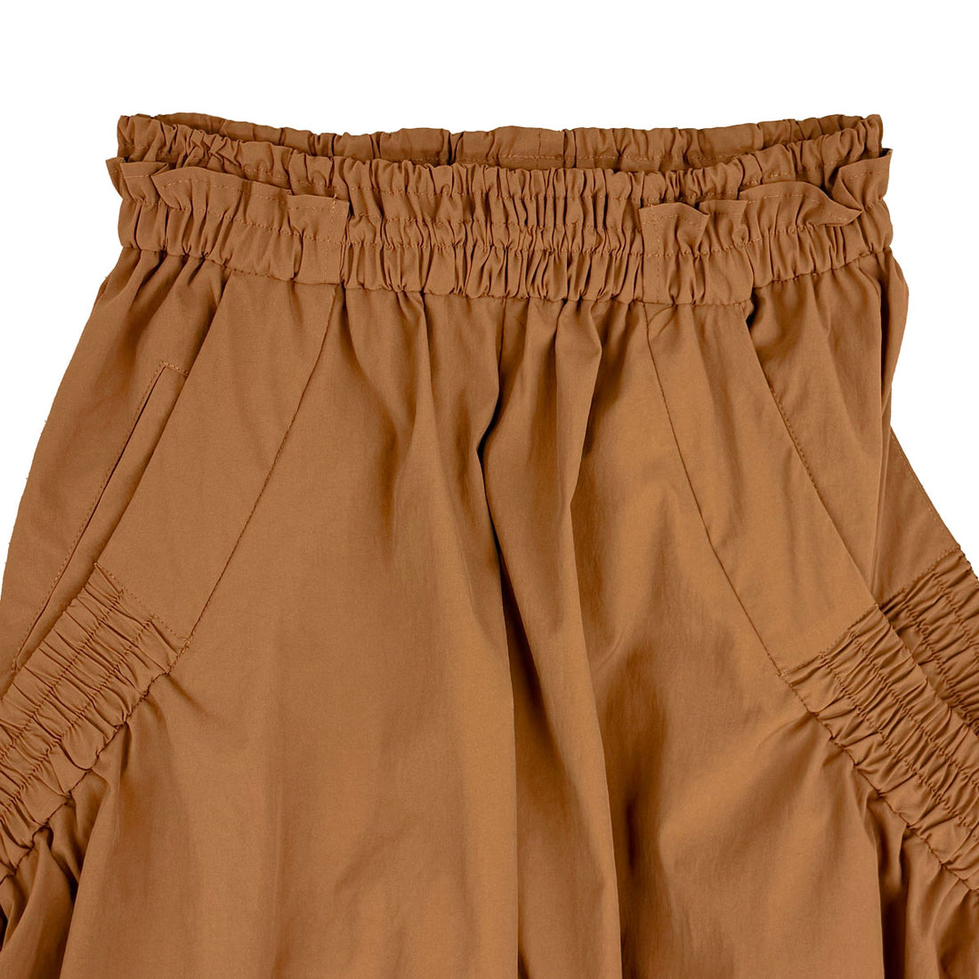 [UN3D]VROUND GATHER WIDE PT/CAMEL(522540700201)