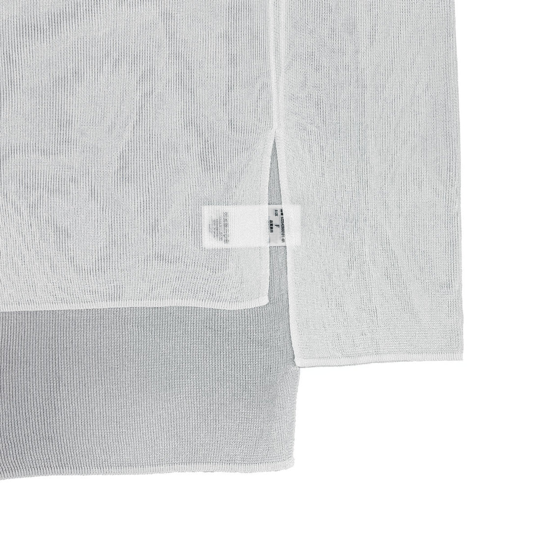 [UN3D]SHEER SLEEVELESS KT TOP/WHITE(522542600101)