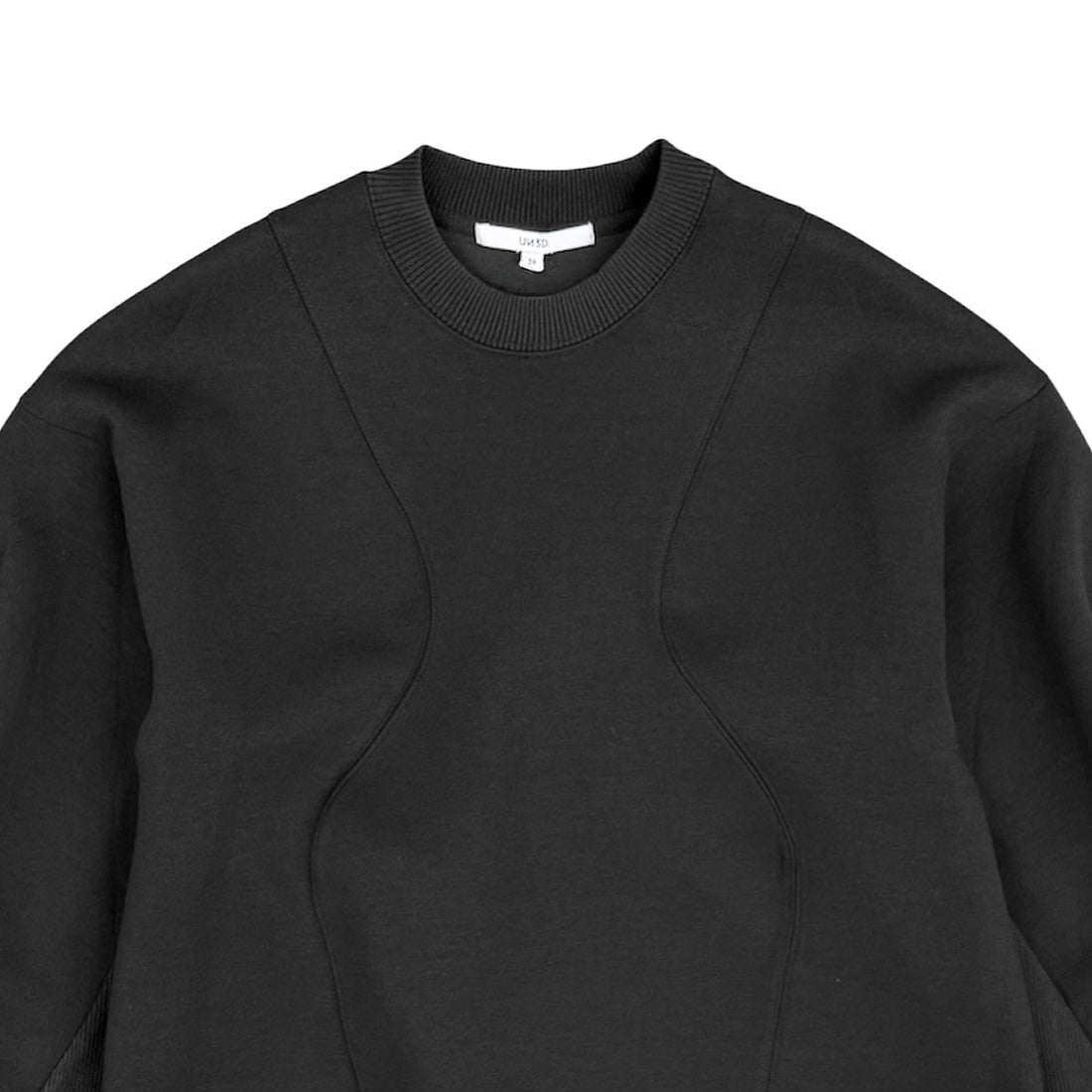 [UN3D]W TRAIANGLE TUCK TOP/BLACK(522552701101)