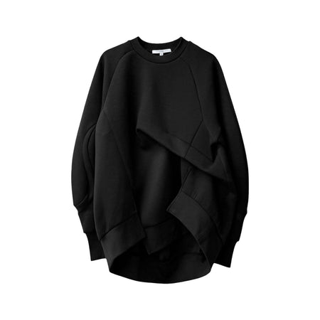 [UN3D]WAVE TUCK JERSEY TOP/BLACK(522612701201)