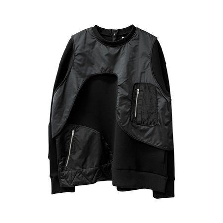 [UN3D]MA-1 VEST DOCKING SWEAT/BLACK(522622700301)