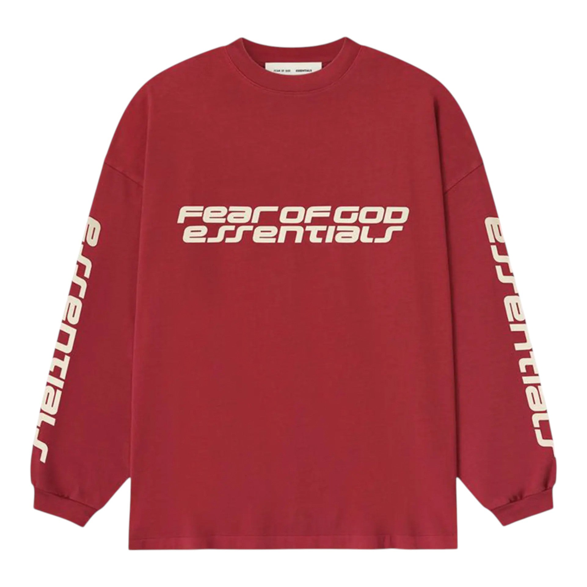 ESSENTIALS]90s Long Sleeve Tee/Crimson(125HO254572F) – R&Co.